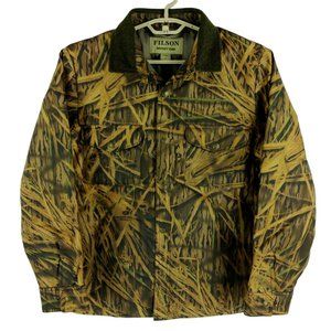 CC Filson x Mossy Oak Insulated Jac Shirt Shadow Grass Camo Mens Small 20073428